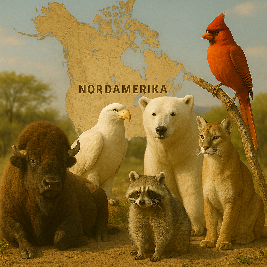 Nordamerikanische Tiere Poster – Wandkunst & Wildlife Prints