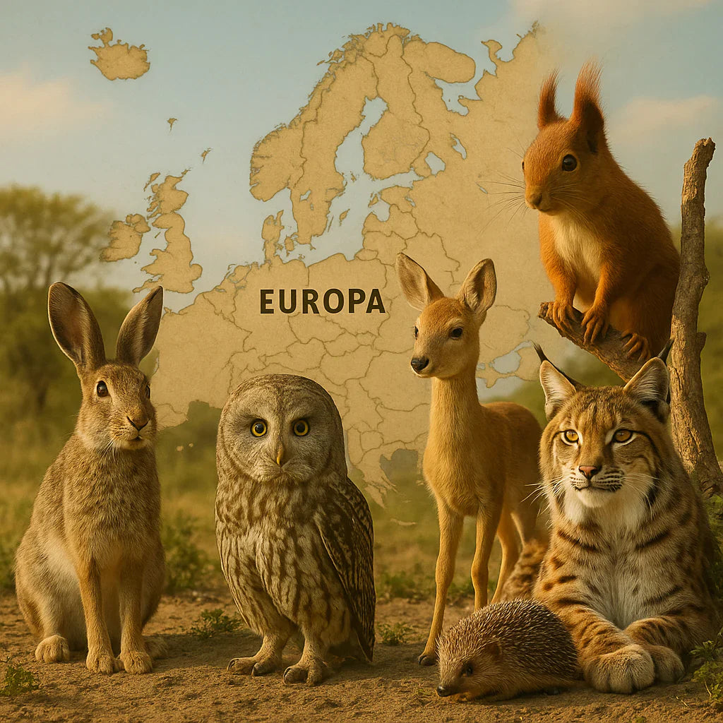 Hoodies mit europäischen Tiermotiven