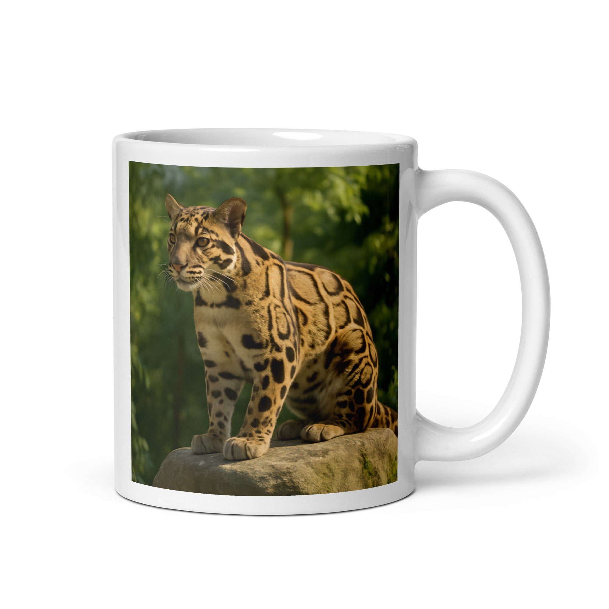 Detailaufnahme der Nebelpader Keramik-Kaffeetasse in 11 oz