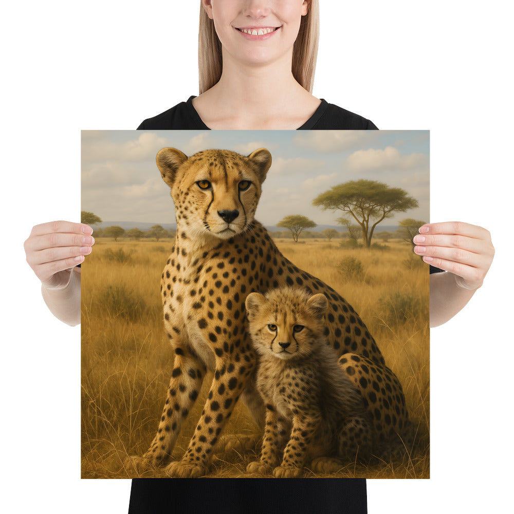 Detailaufnahme des hochwertigen japanischen Kunstdruckpapiers mit 10,3 mil Stärke