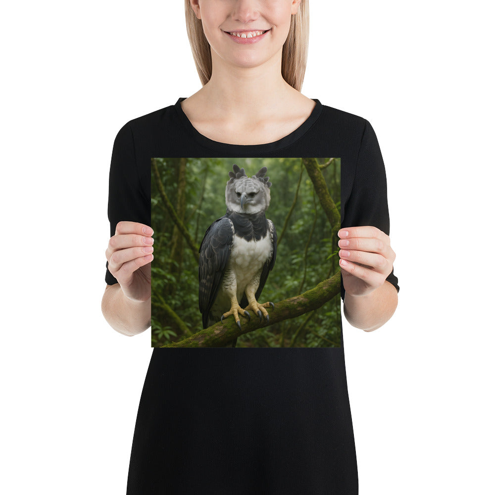 Detailreiches Harpyie-Motiv auf 10,3 mil starkem Premium-Posterpapier