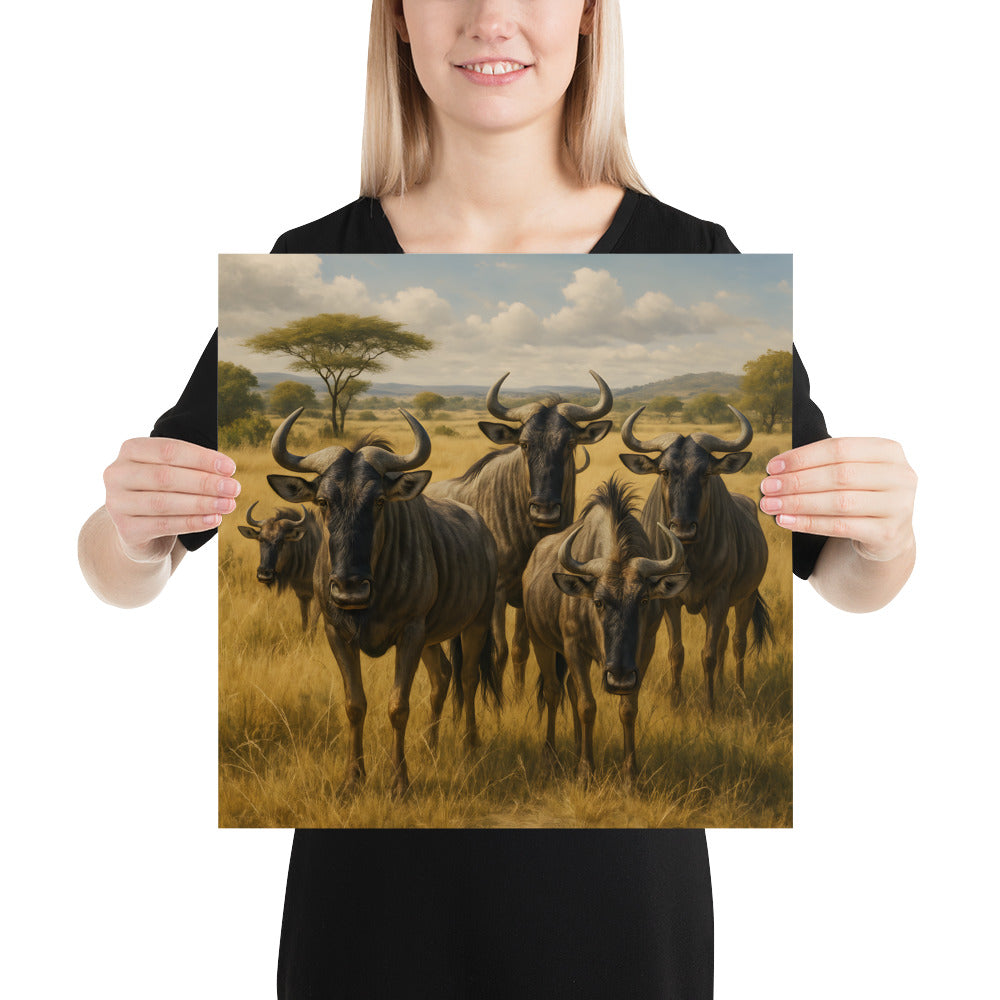 Gnumotiv Poster auf hochwertigem 189 g/m² Premiumpapier