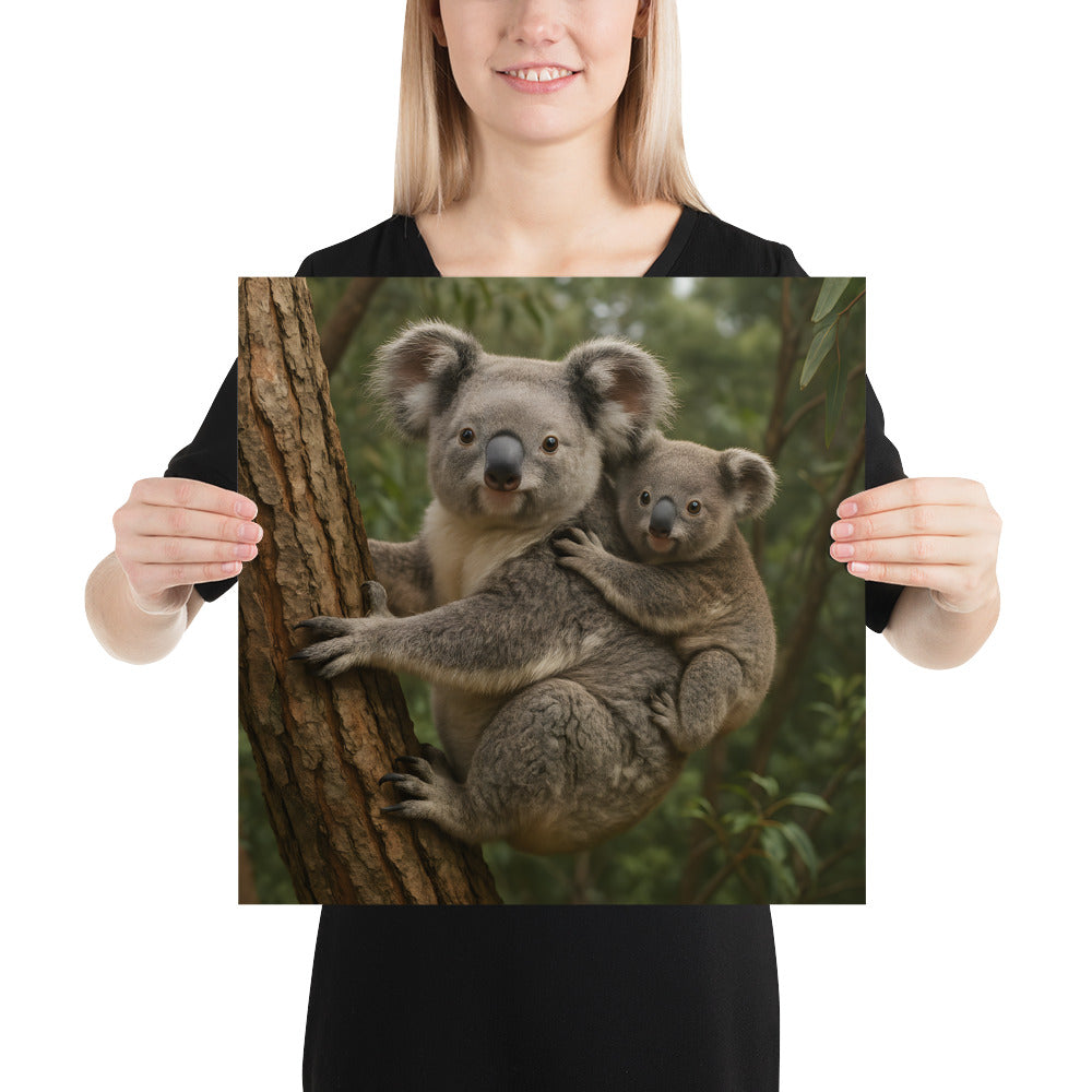 Hochwertiger Koala-Kunstdruck mit hoher Lichtundurchlässigkeit