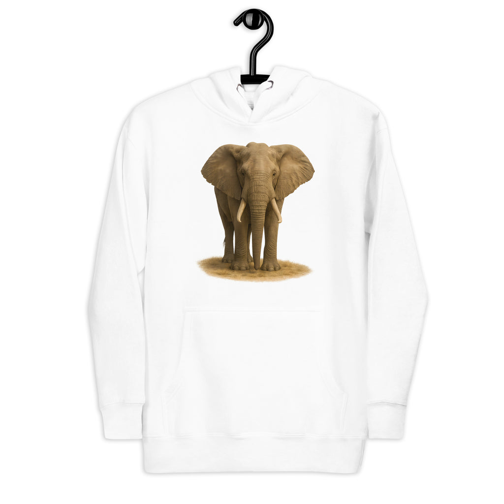 Hochwertiger Print mit Elefant auf dem Hoodie