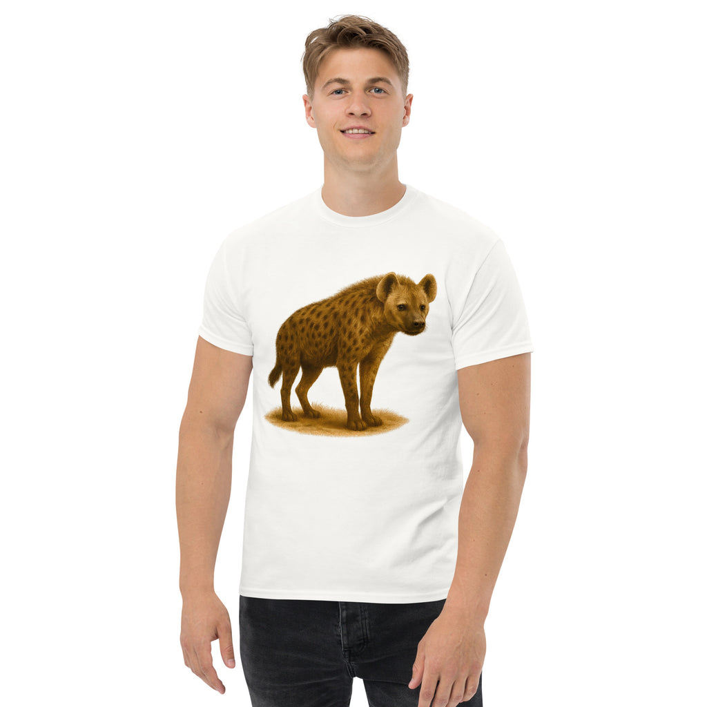 Hyänen Graphic Tee – neutrale Studioaufnahme