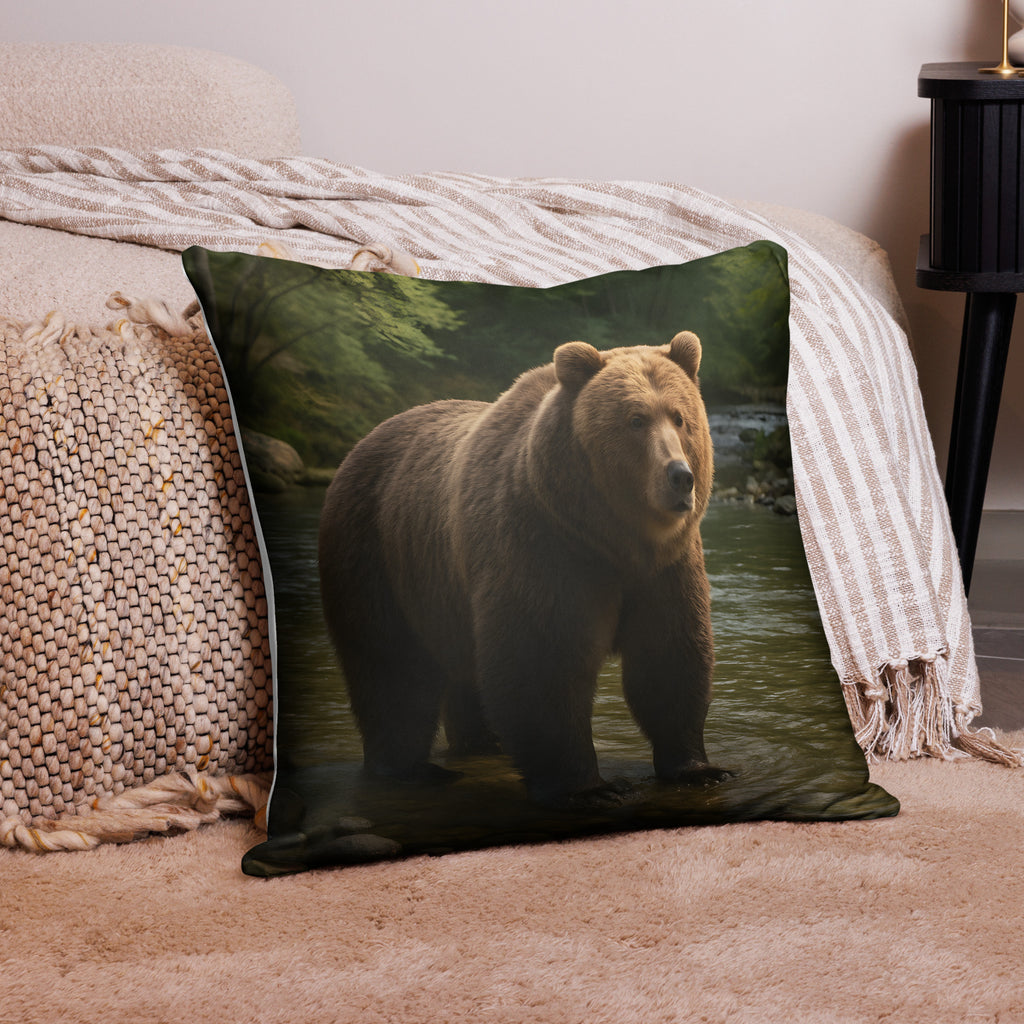 Kissenhülle aus Polyester mit verstecktem Reißverschluss