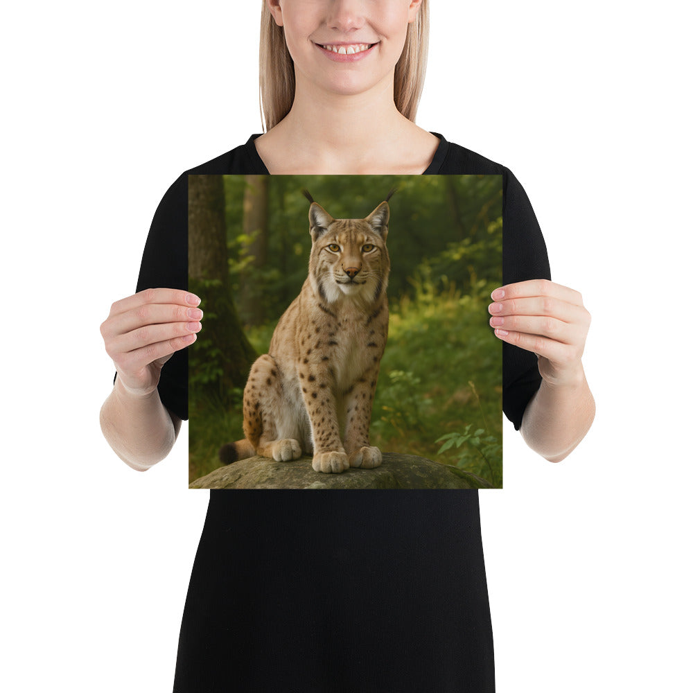 Luchs Wildlife Poster für Wanddekoration