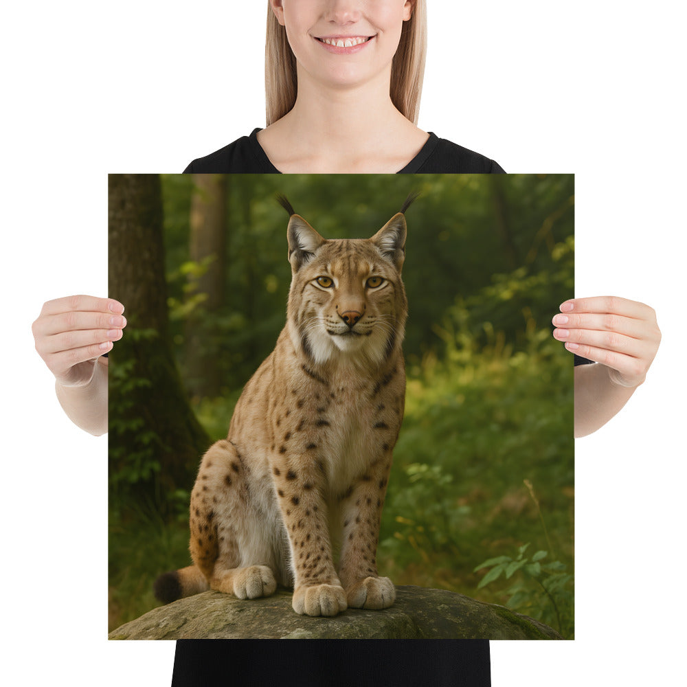 Luchsposter in hochwertiger Druckqualität