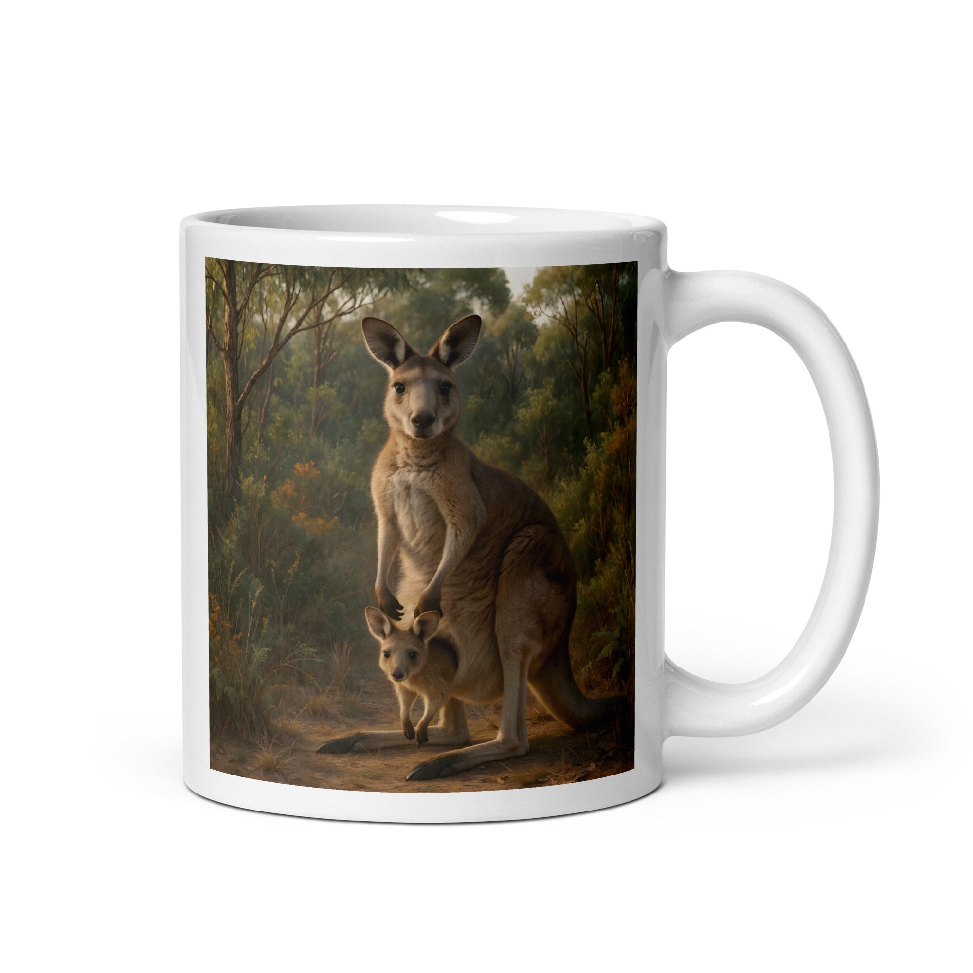 Lustige Känguru Kaffeetasse 11 oz – Spülmaschinengeeignet