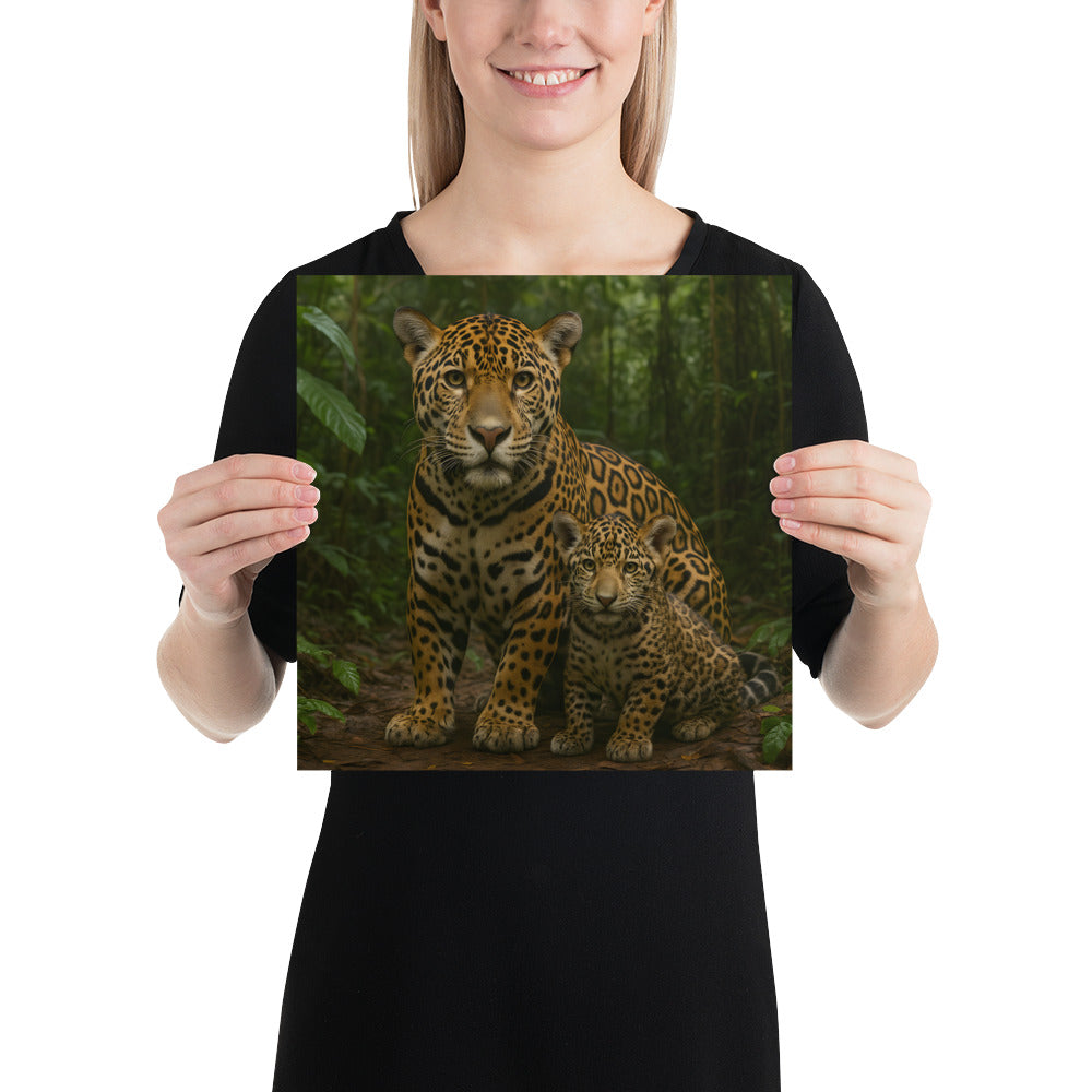 „Moderner Jagaurkunstprint als stilvolle Wanddekoration“