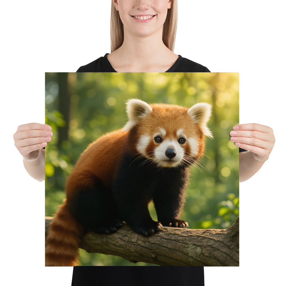 Nahaufnahme des Posterpapieres mit 94 Prozent Lichtundurchlässigkeit