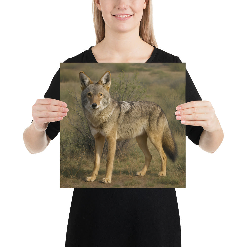 Naturmotiv Kojote für moderne Wanddekoration