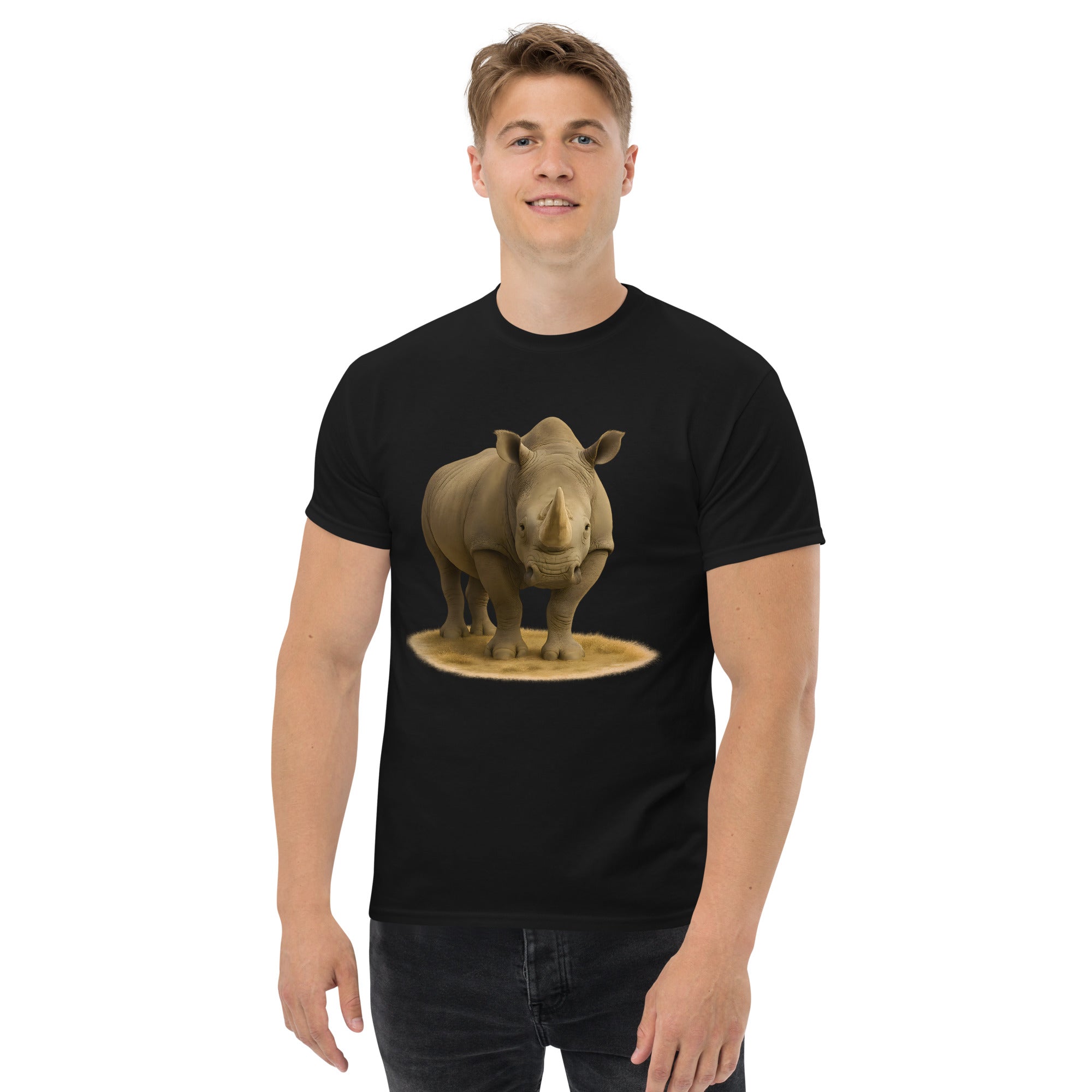 Rhino Graphic Tee – naturinspiriertes Tierdesign auf Baumwolle