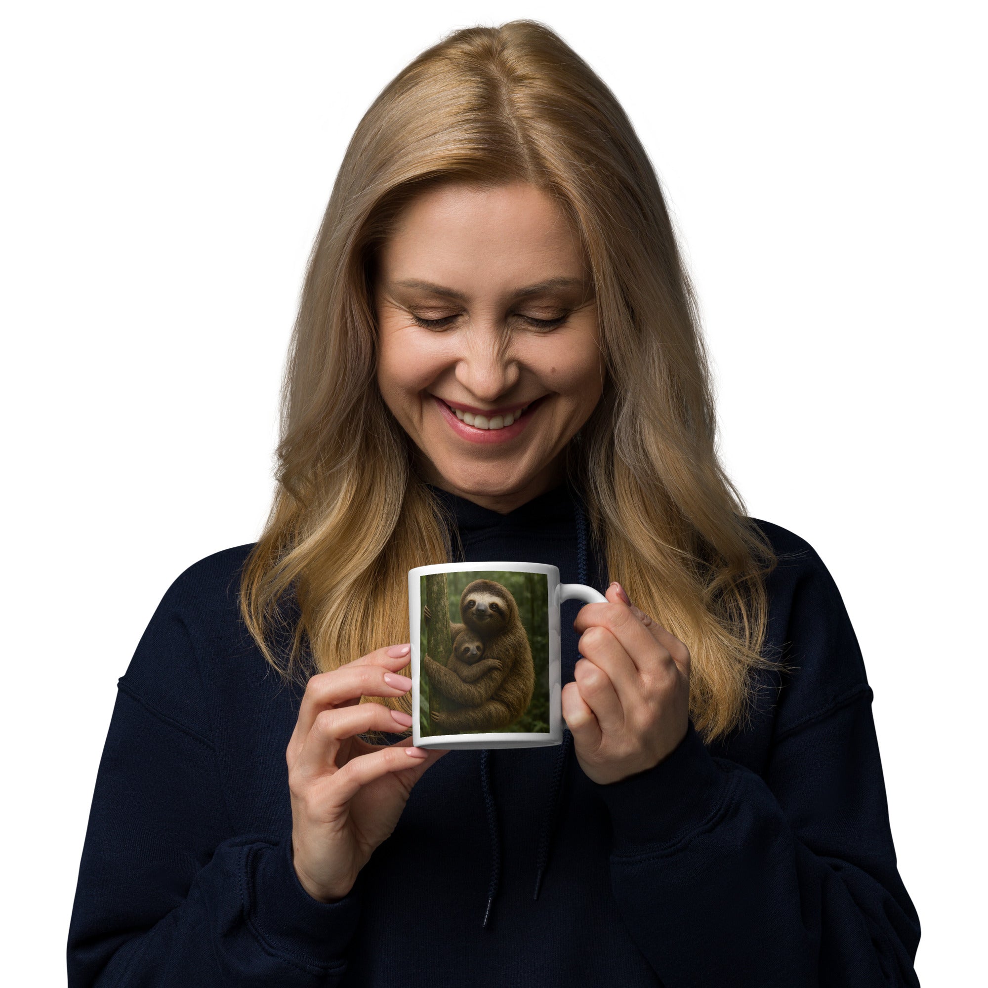 Sloth Mug – hochwertiger 11-oz Keramikbecher für Kaffee und Tee