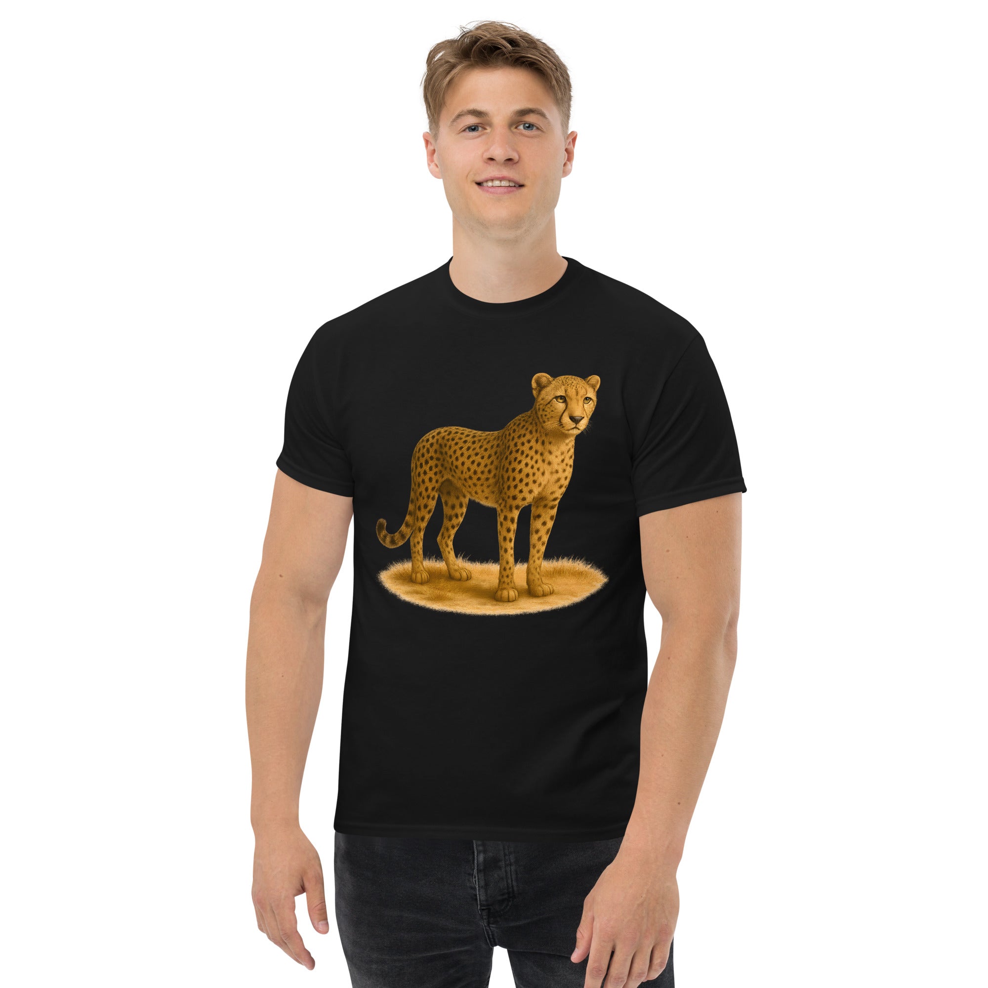 T-Shirt mit Wildlife-Motiv gefaltet – Produktdetail