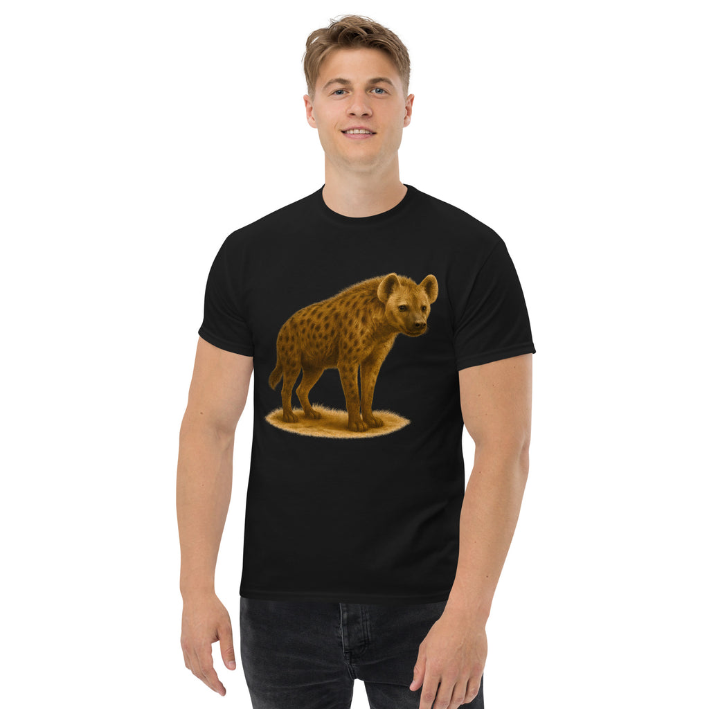 Tiermotiv T-Shirt Hyäne – Produktfoto auf hellem Hintergrund