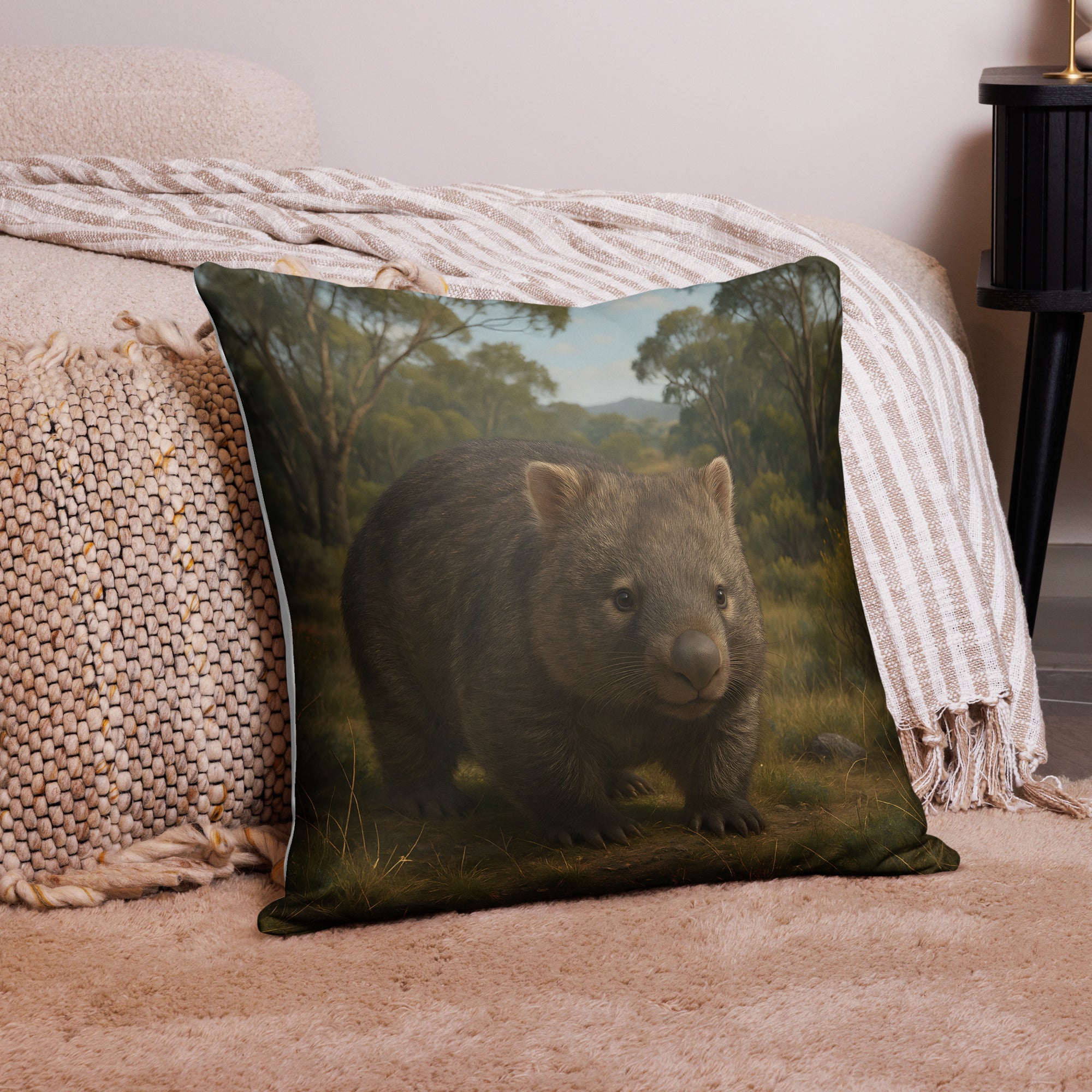 Verdeckter Reißverschluss am Kissenbezug – Detailansicht