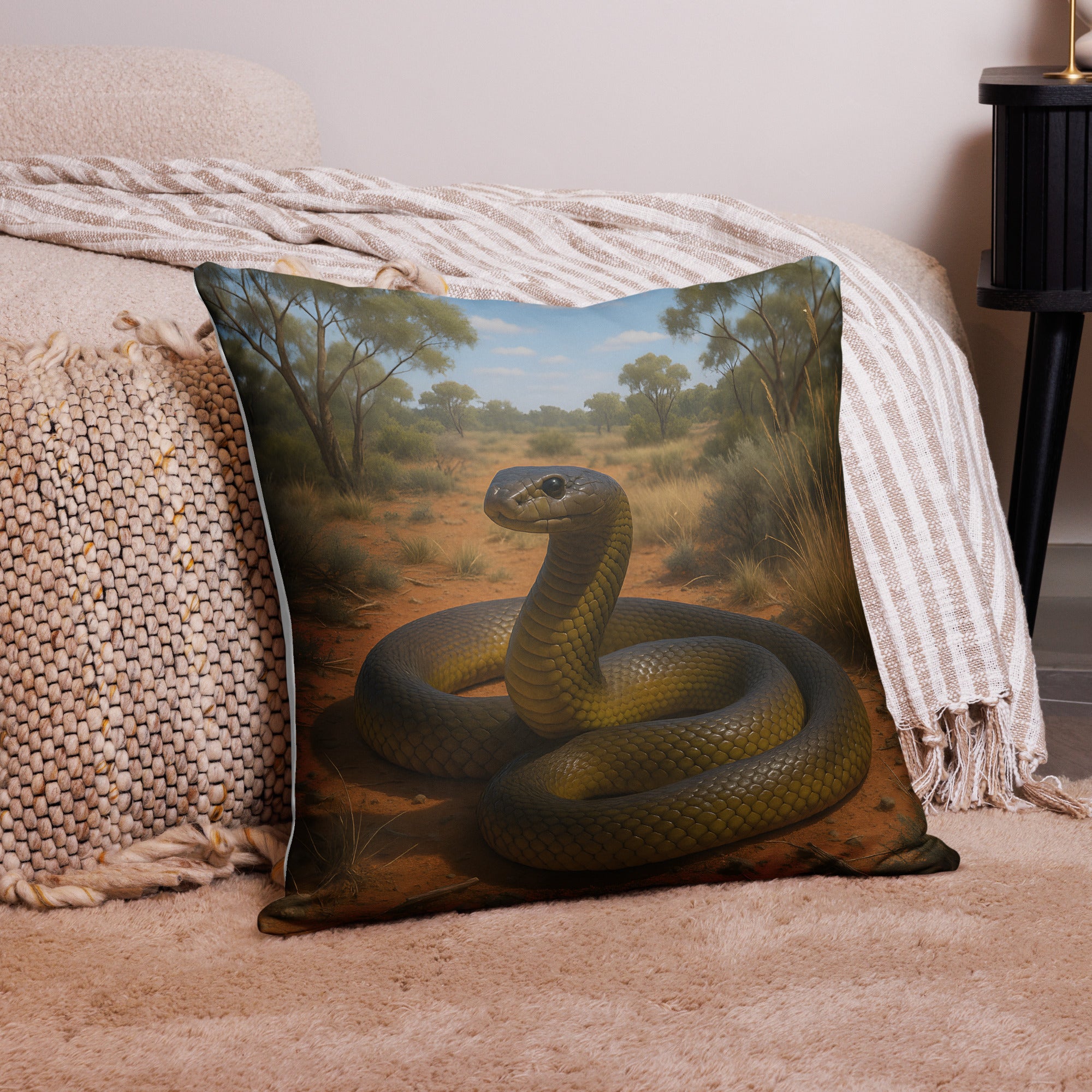 Verdeckter Reißverschluss am Taipan Kissenbezug