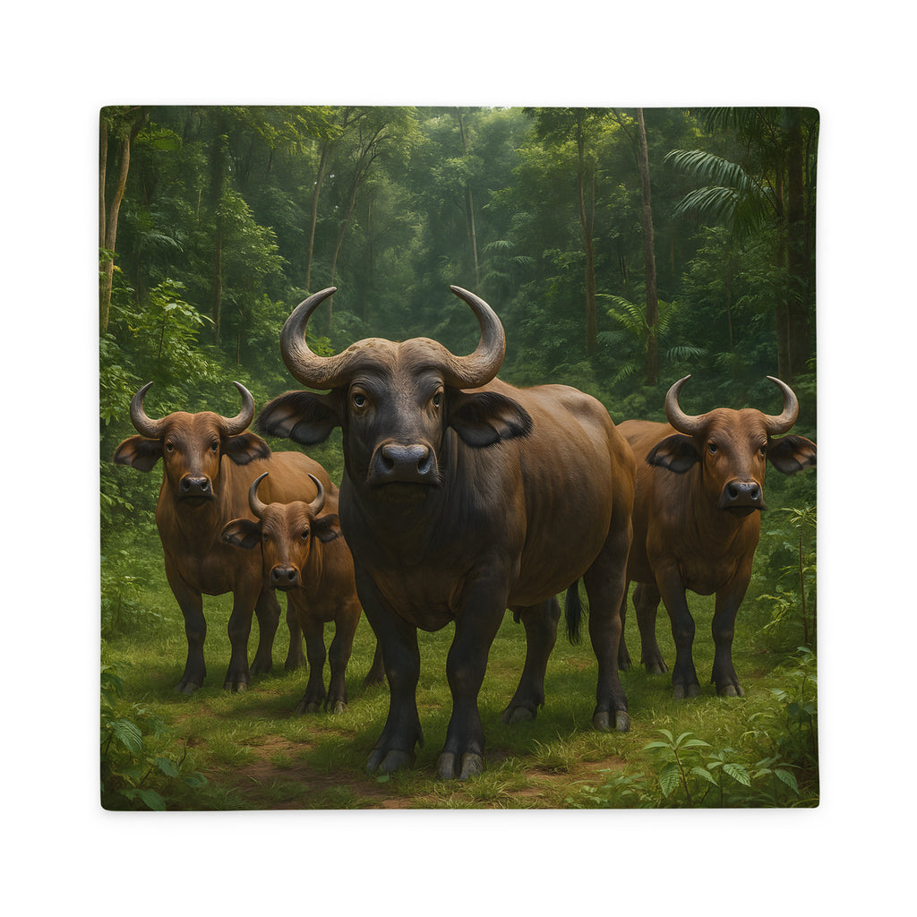 Waldbüffel Motiv – rustikales Design für Naturfreunde